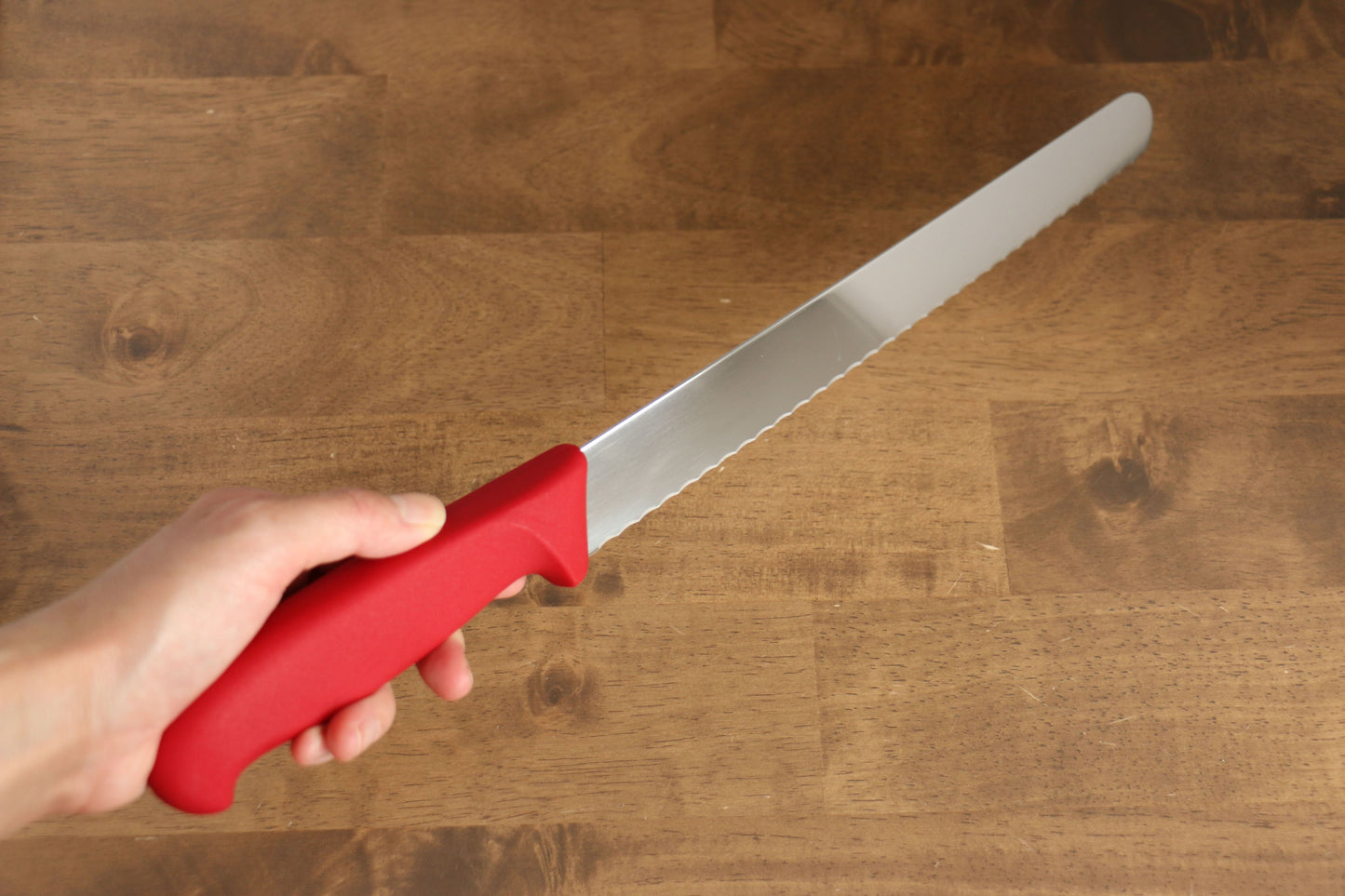 VICTORINOX ステンレス鋼 ウェーブナイフ 250mm プラスチック柄 - 清助刃物