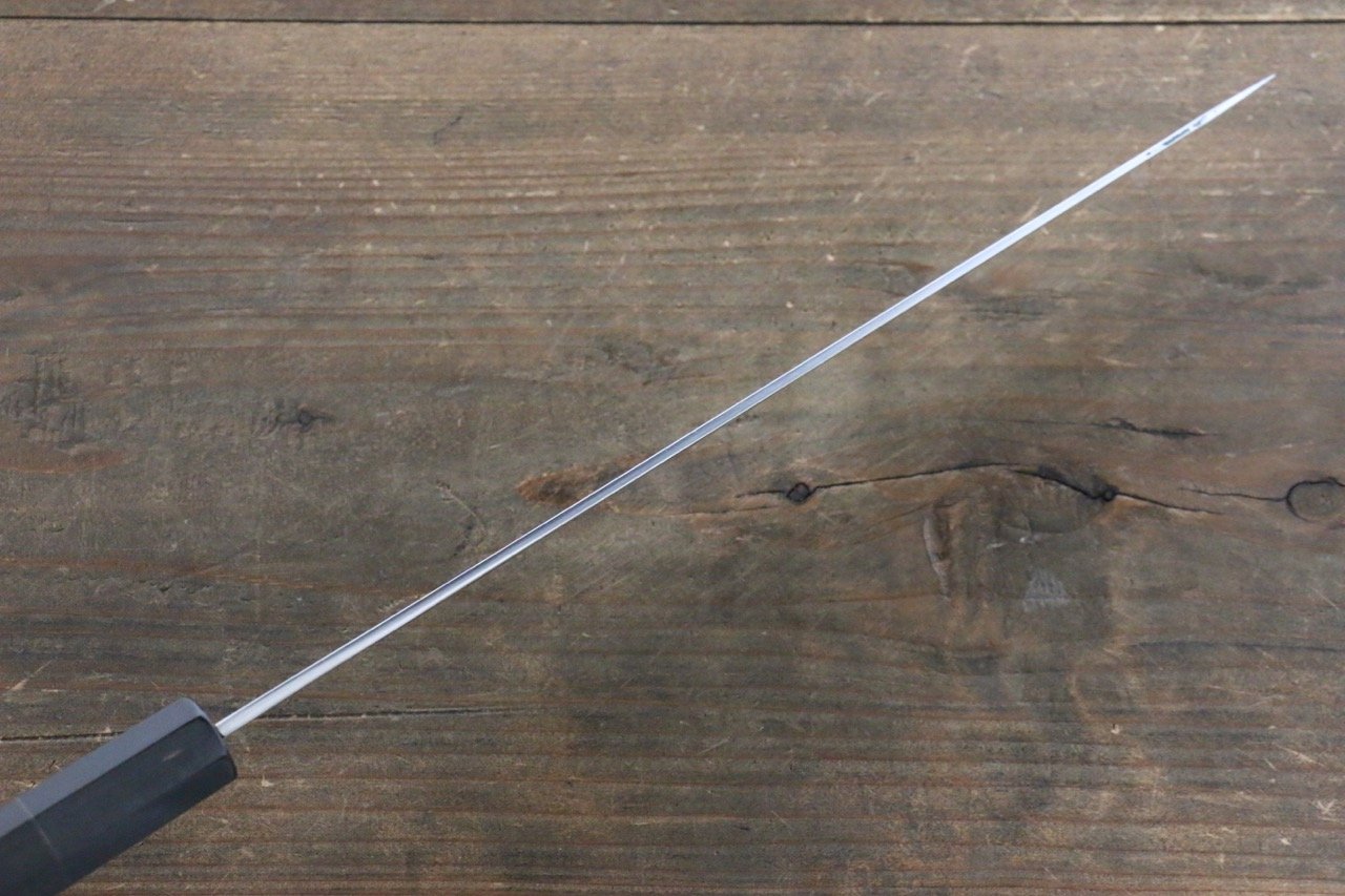 堺 菊守 V金10号 鏡面仕上げ 筋引包丁 240mm 黒檀柄 - 清助刃物