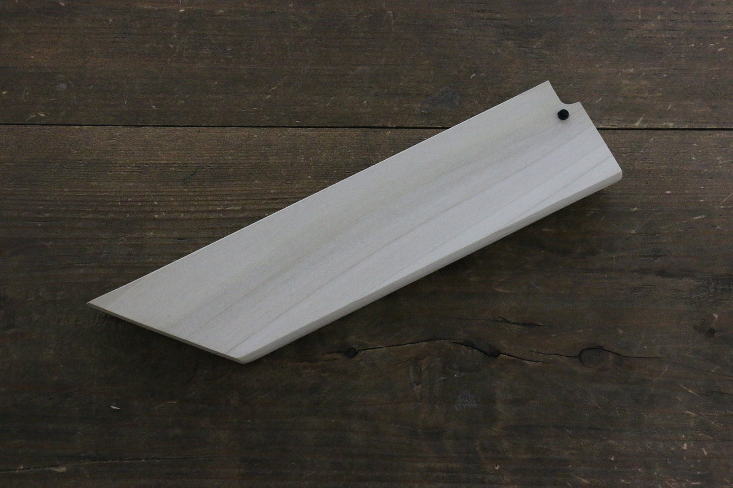 【左利き用】 朴 鞘 180mm ムキ物包丁用 合板ピン付き Houei - 清助刃物