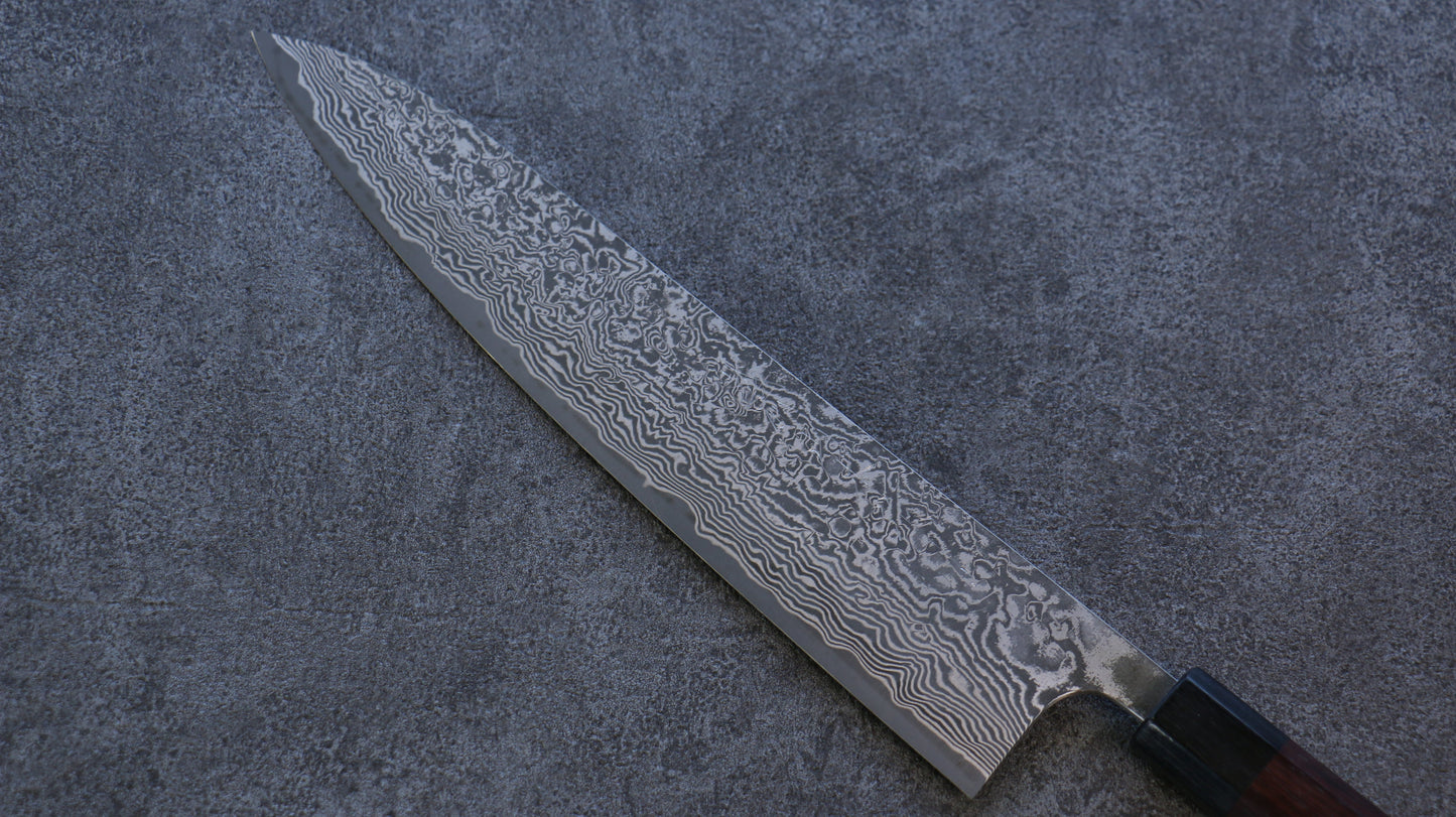 山本 直 SG2 黒ダマスカス 牛刀包丁 270mm 紫檀柄 - 清助刃物