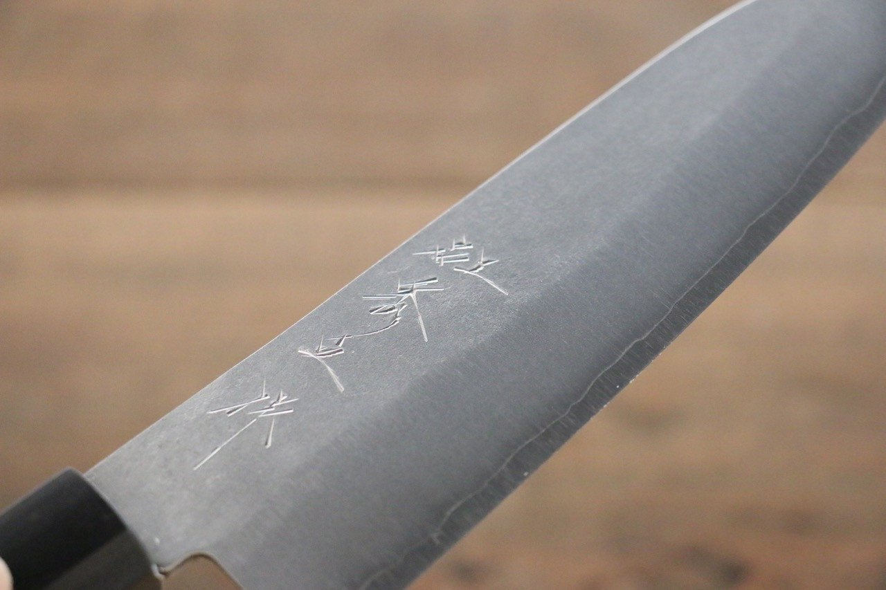 田中 誠貴 銀三鋼 梨地 三徳包丁 165mm ウォルナット柄 - 清助刃物