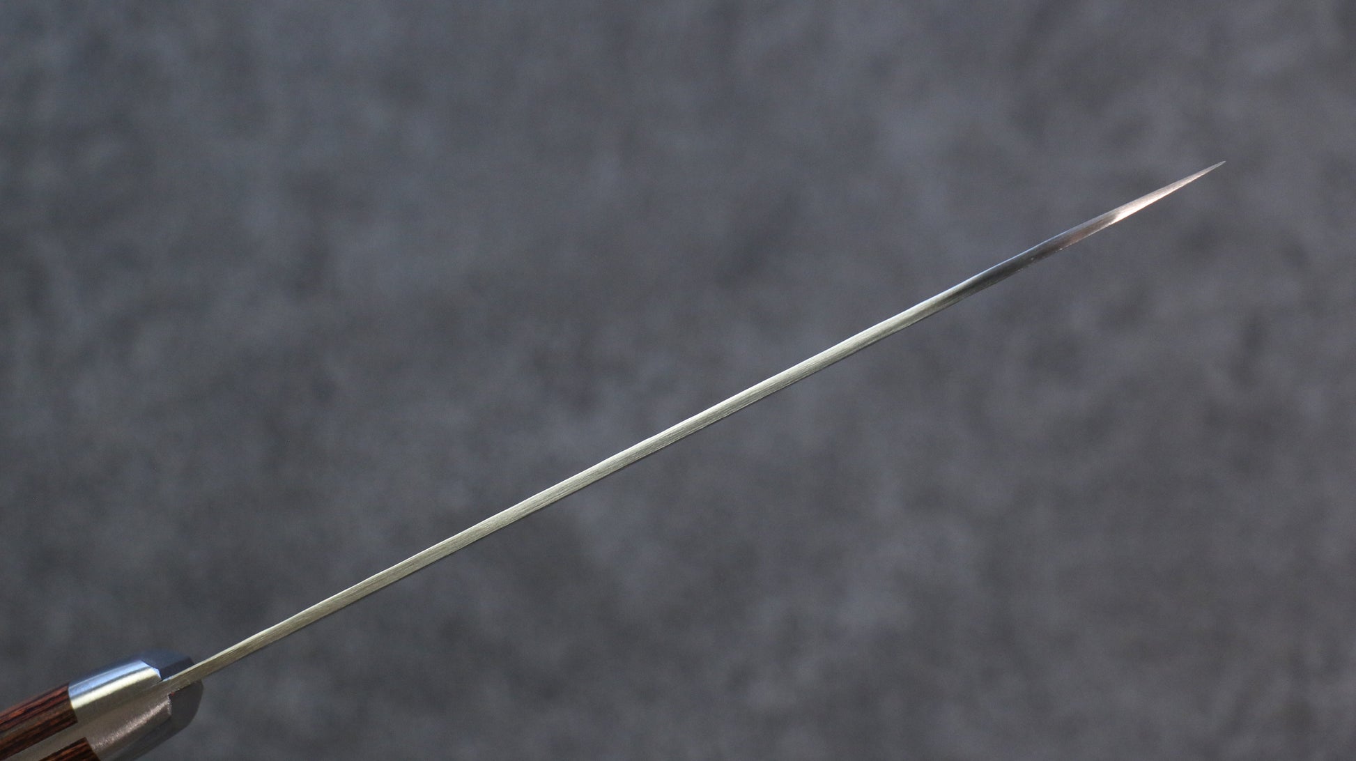 清助 スウェーデン鋼 鎚目 ペティーナイフ  150mm マホガニー柄 - 清助刃物