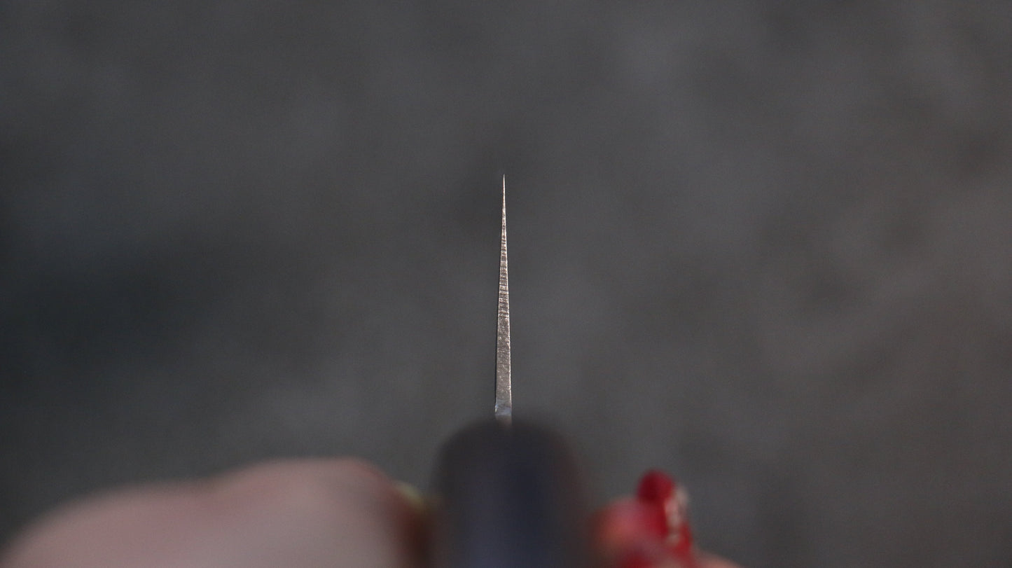 清助 スウェーデン鋼 鎚目 三徳包丁  165mm マホガニー柄 - 清助刃物