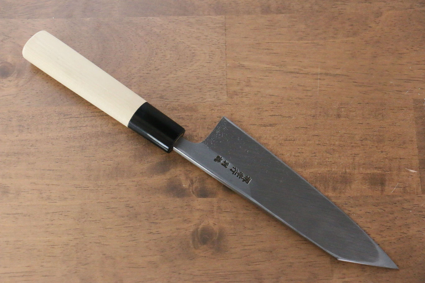 堺 孝行 特上 白ニ鋼 切付出刃包丁 150mm 朴柄 - 清助刃物