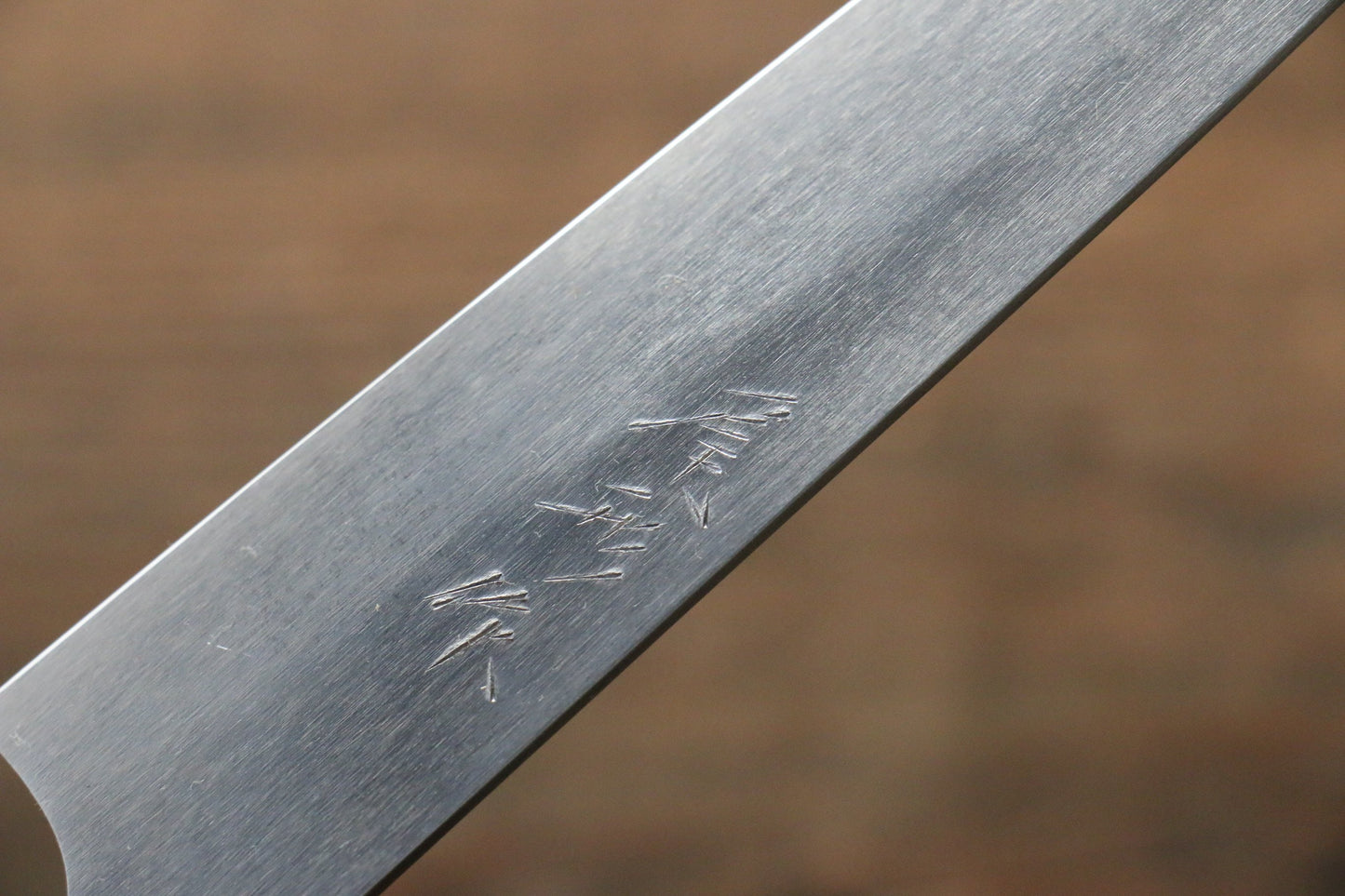 尾形 峻吾 銀三鋼 ダマスカス ペティーナイフ 150mm 紫檀柄 - 清助刃物