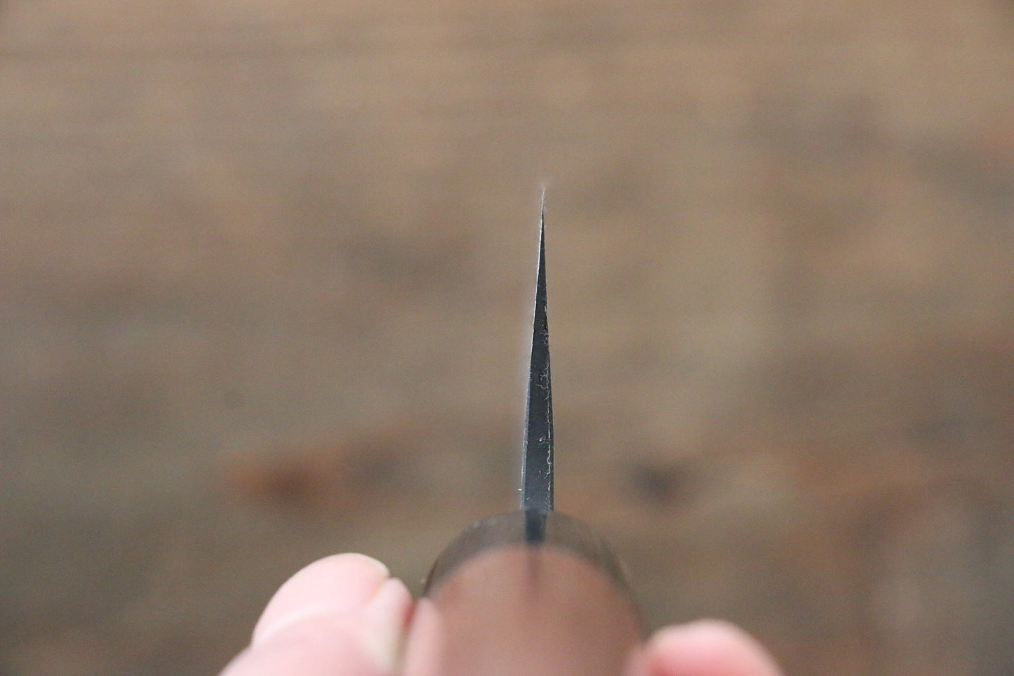 尾形 峻吾 白ニ鋼 黒打 ダマスカス 三徳包丁 165mm ジャラ柄 - 清助刃物