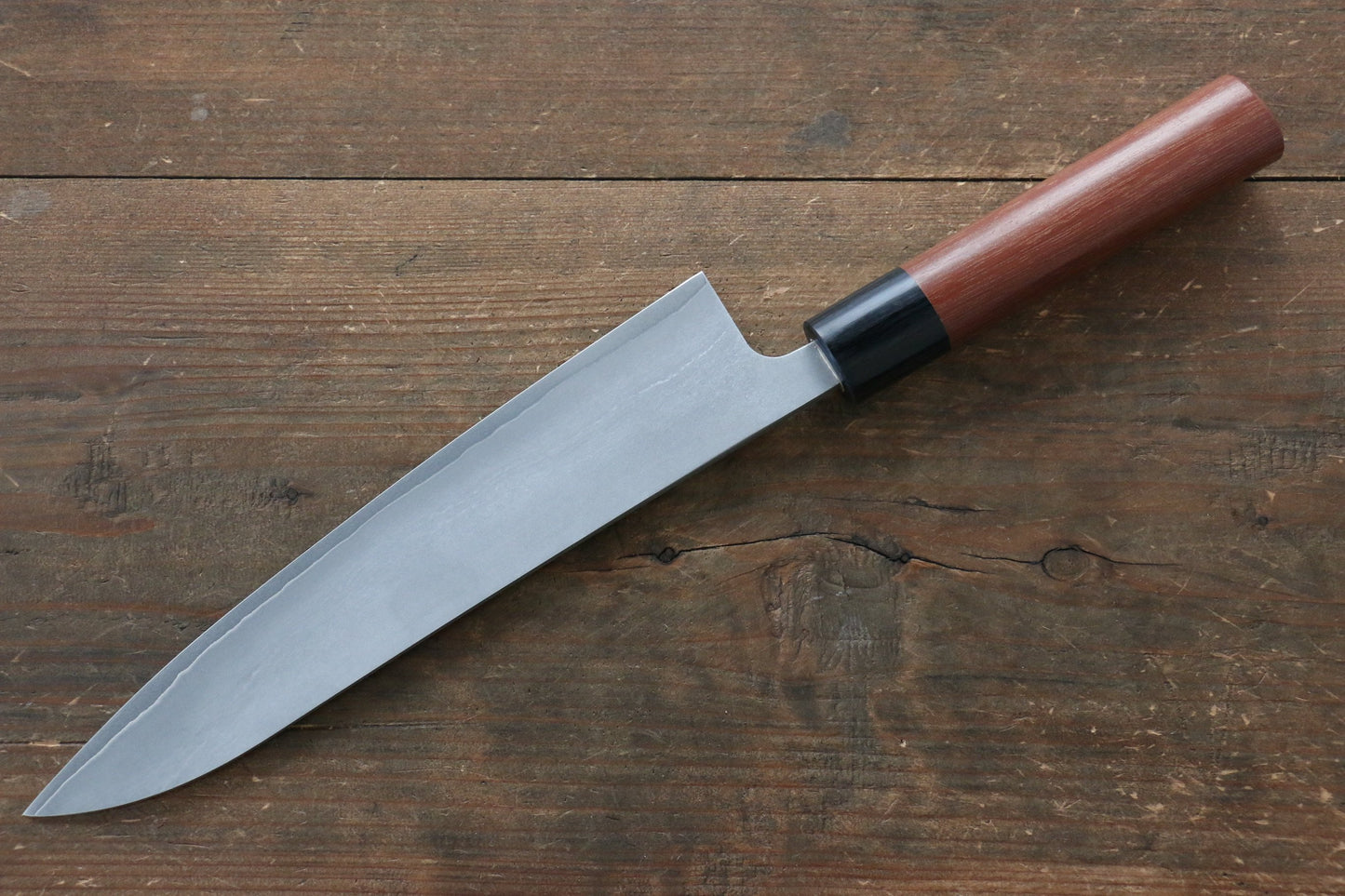 尾形 峻吾 銀三鋼 ダマスカス 黒仕上げ 牛刀包丁 210mm ジュラ - 清助刃物