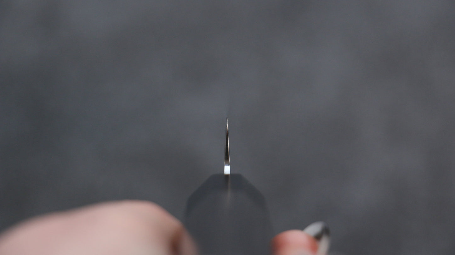 清助 V金10号 ダマスカス ペティーナイフ 180mm グレー合板柄 - 清助刃物