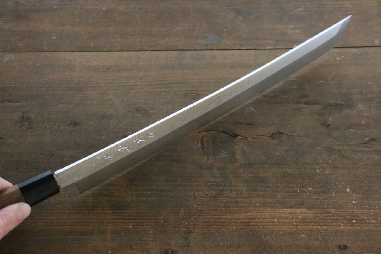 田中 誠貴 V金10号 先丸蛸引包丁 330mm ウォルナット柄 - 清助刃物