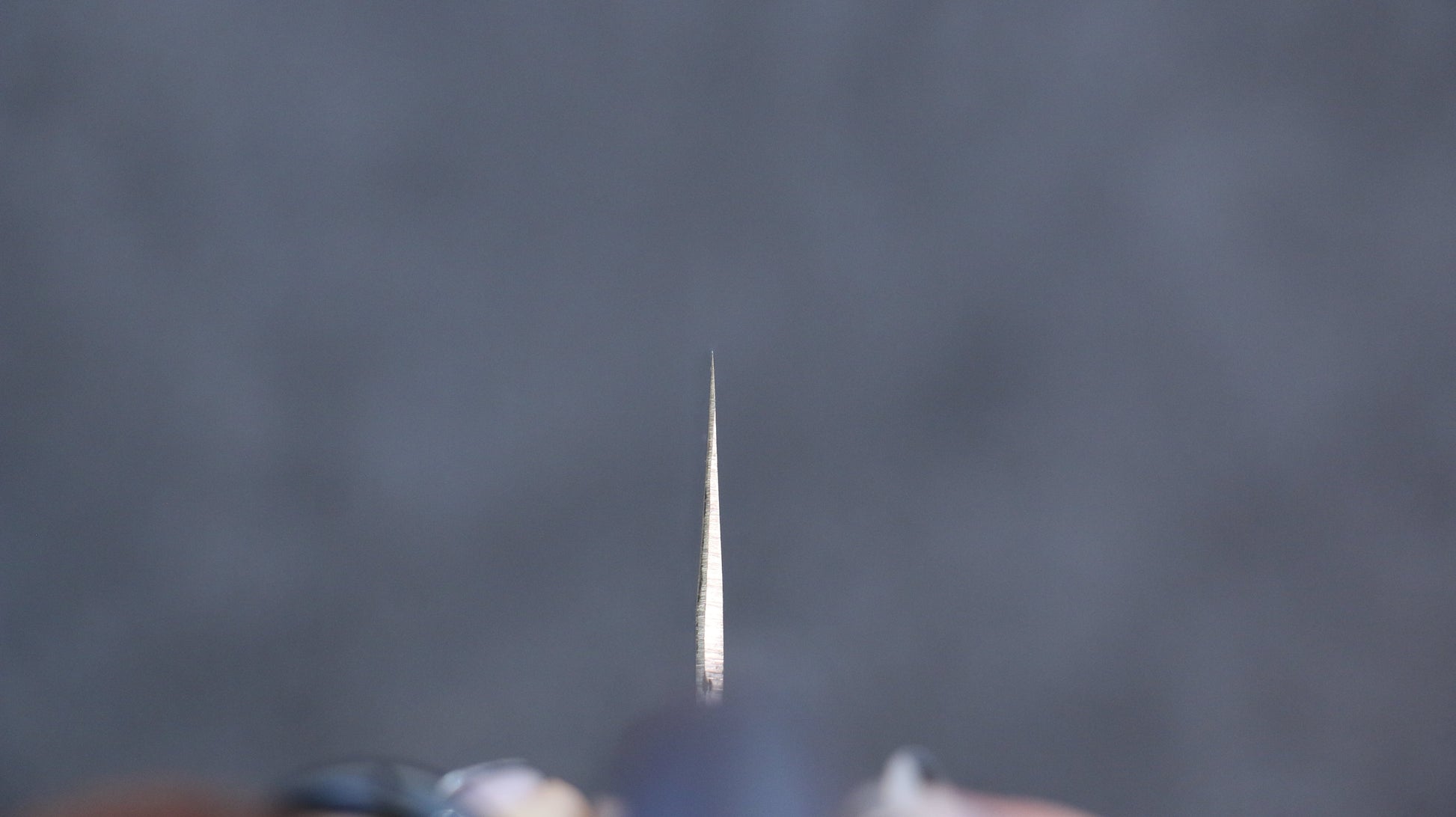 訓平 刻流(こくりゅう) V金10号 鎚目 ダマスカス 薄刃包丁 165mm マホガニー柄 - 清助刃物