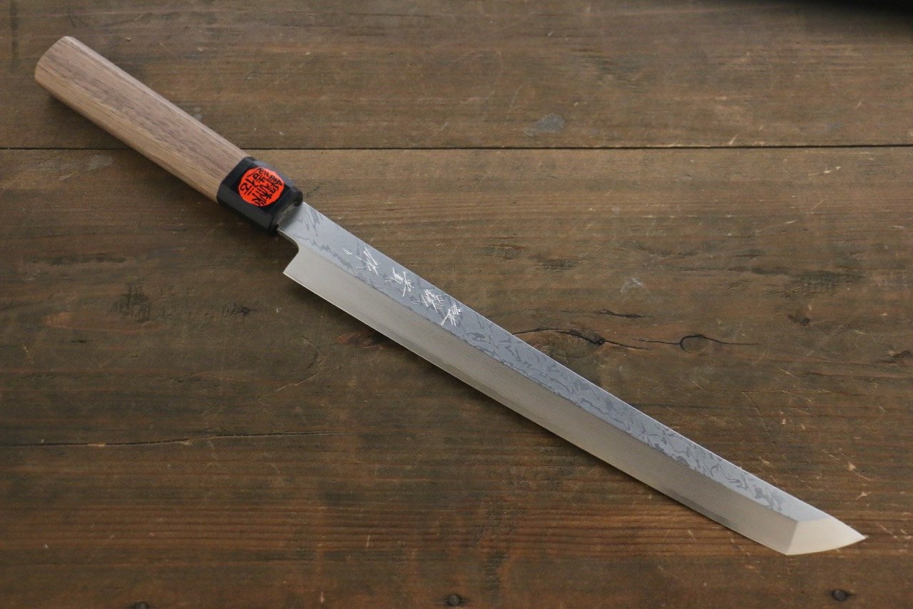 田中 誠貴 V金10号 先丸蛸引包丁 270mm ウォルナット柄 - 清助刃物