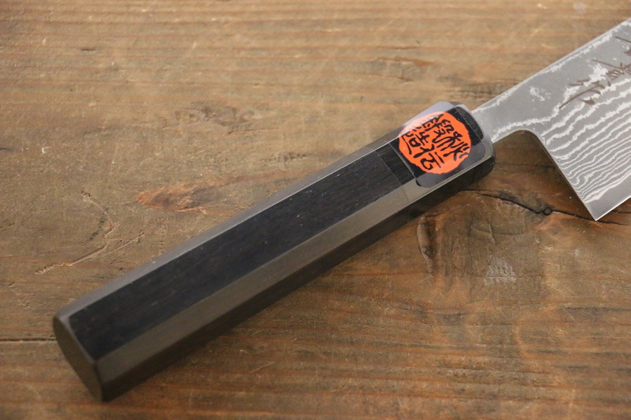 田中 誠貴 SG2 ダマスカス 牛刀包丁  180mm 黒檀柄 - 清助刃物