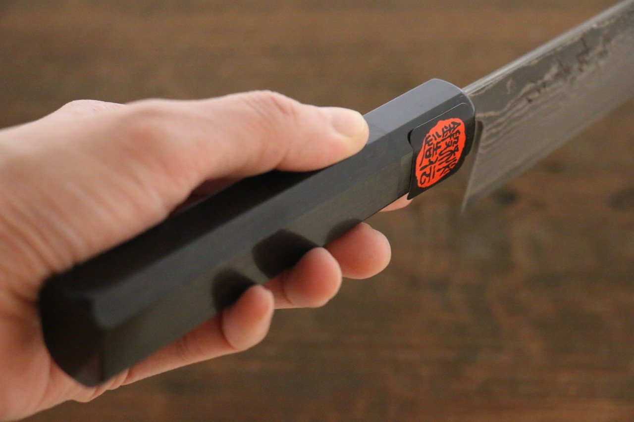 田中 誠貴 SG2 ダマスカス 牛刀包丁  180mm 黒檀柄 - 清助刃物