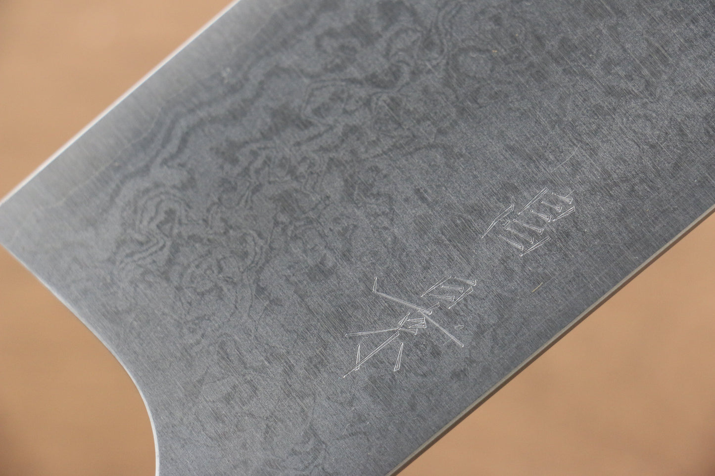 昌景 霧 V金10号 ダマスカス 菜切包丁  170mm 朴柄 - 清助刃物