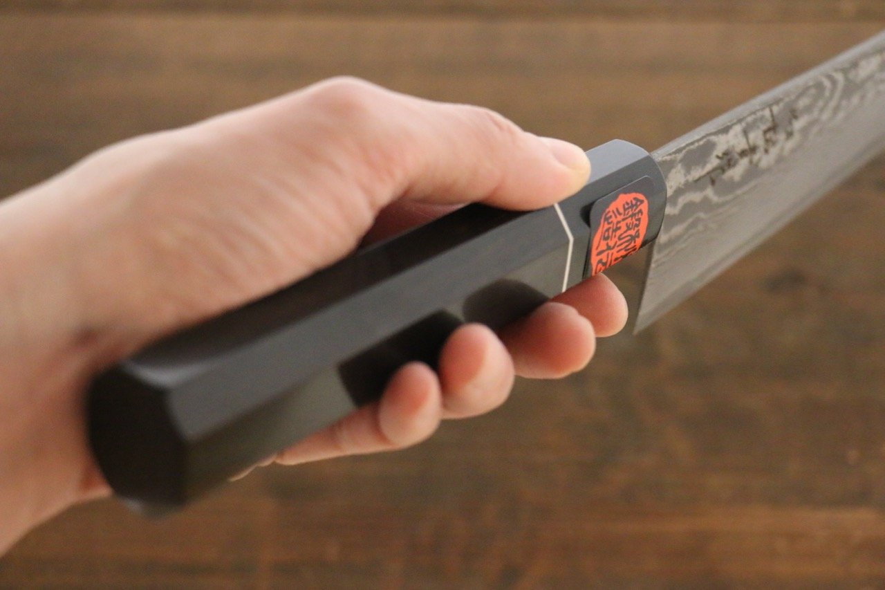 田中 誠貴 SG2 ダマスカス 牛刀包丁  210mm 黒檀柄 - 清助刃物