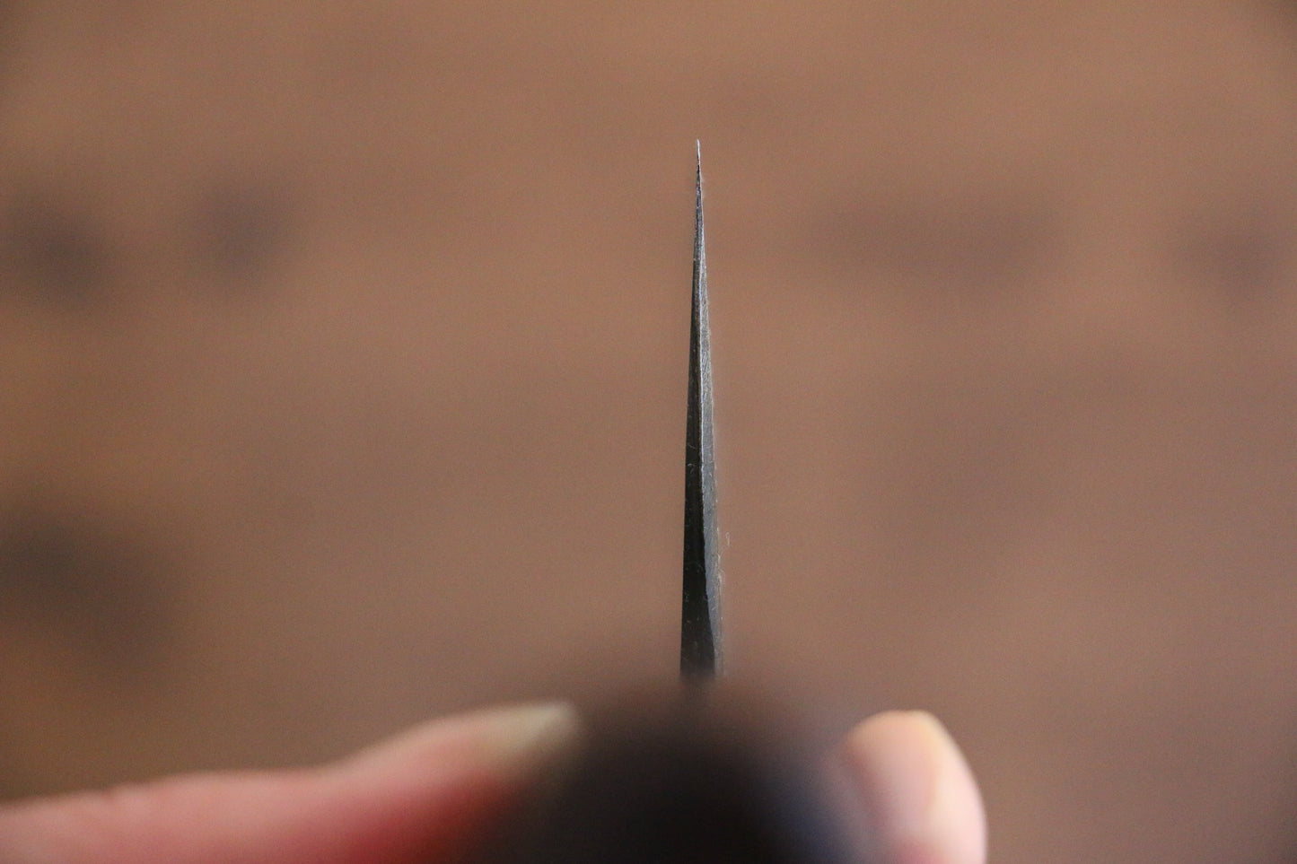 山本 直 青紙 黒打 菜切包丁 165mm ウォルナット柄 - 清助刃物