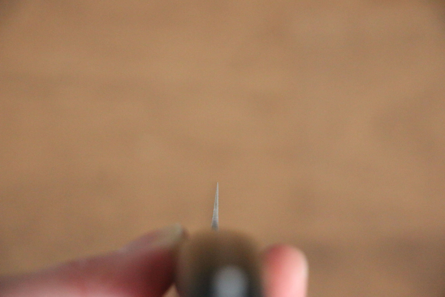 清助 彩雲 V金10号 ダマスカス ペティーナイフ  120mm 黒マイカルタ柄 - 清助刃物