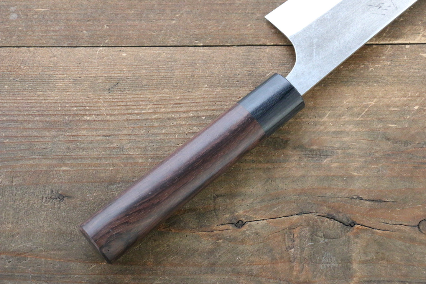 尾形 峻吾 SG2 黒打 黒仕上げ 牛刀包丁  210mm 紫檀柄 - 清助刃物