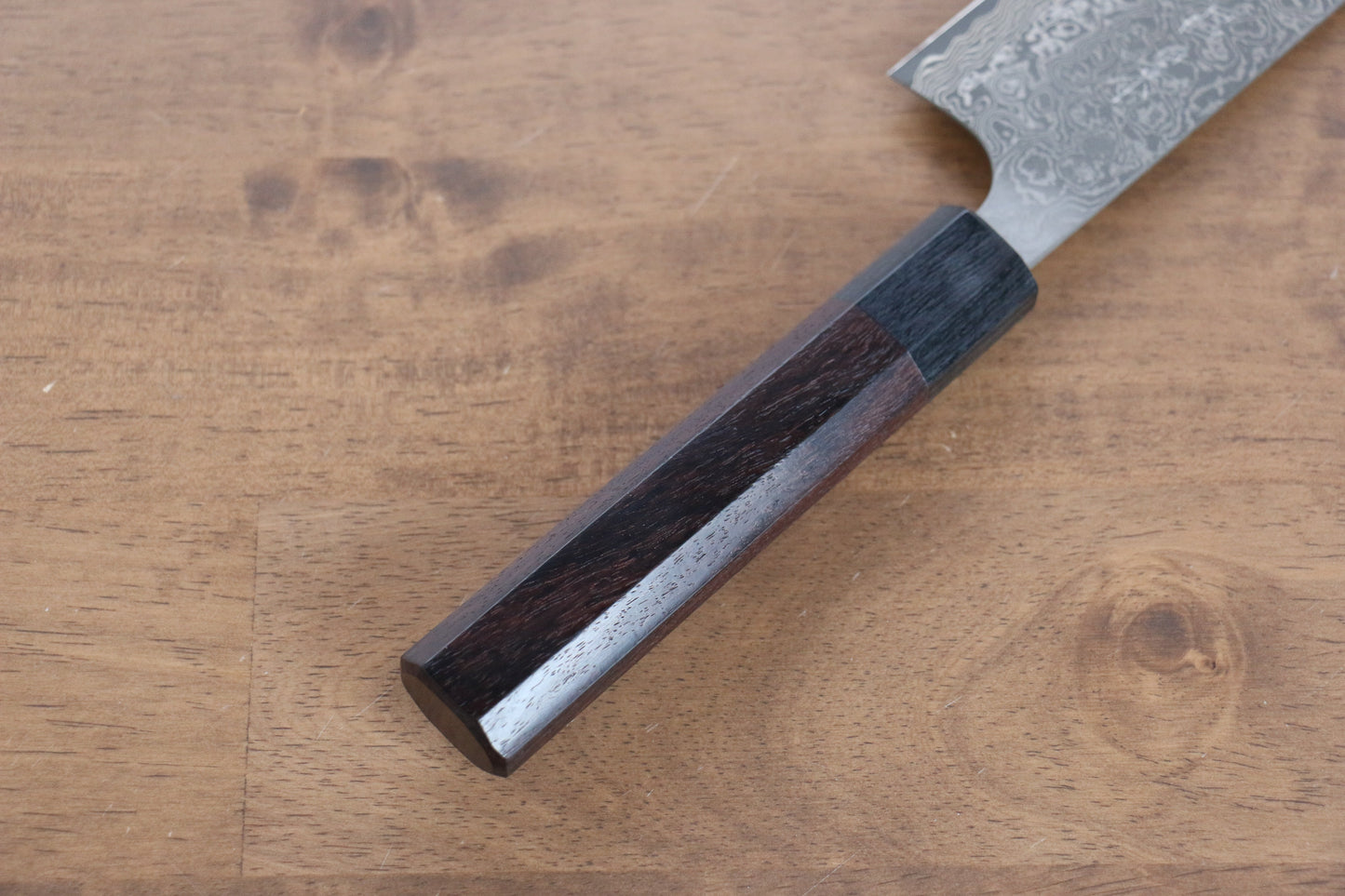 昌景 雲 V金10号 ダマスカス 三徳包丁  165mm 紫檀柄 - 清助刃物