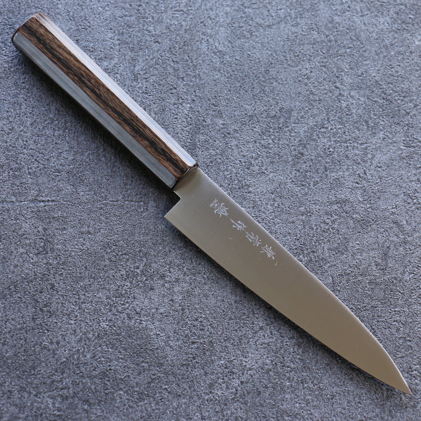 兼常 一途 V金10号 ペティーナイフ 135mm 茶合板柄 - 清助刃物