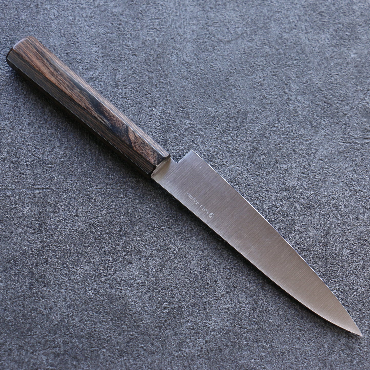 兼常 一途 V金10号 ペティーナイフ 135mm 茶合板柄 - 清助刃物