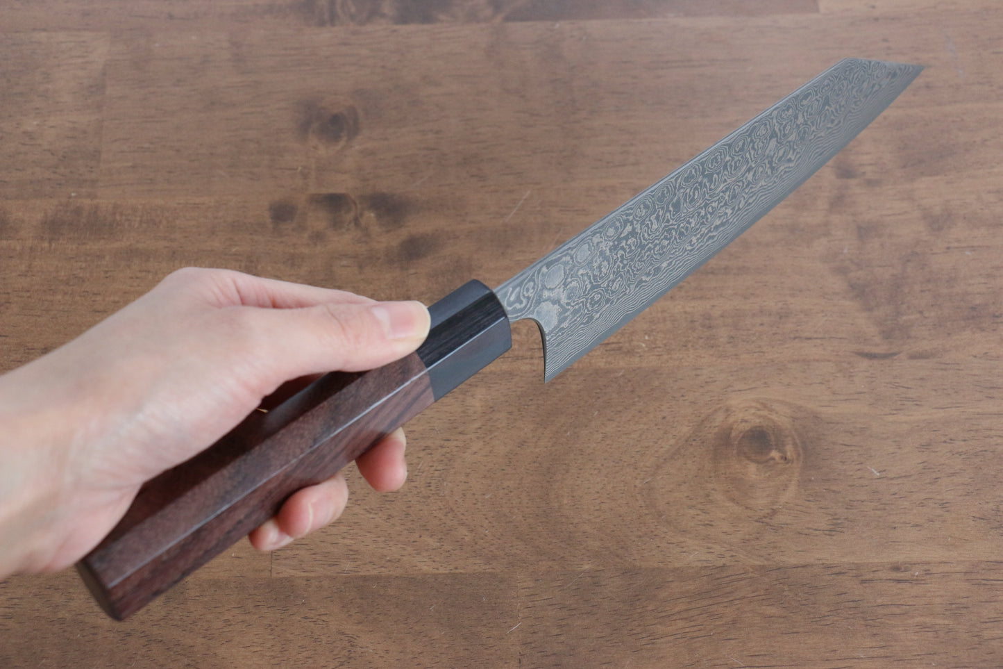 昌景 雲 V金10号 ダマスカス 文化包丁  170mm 紫檀柄 - 清助刃物