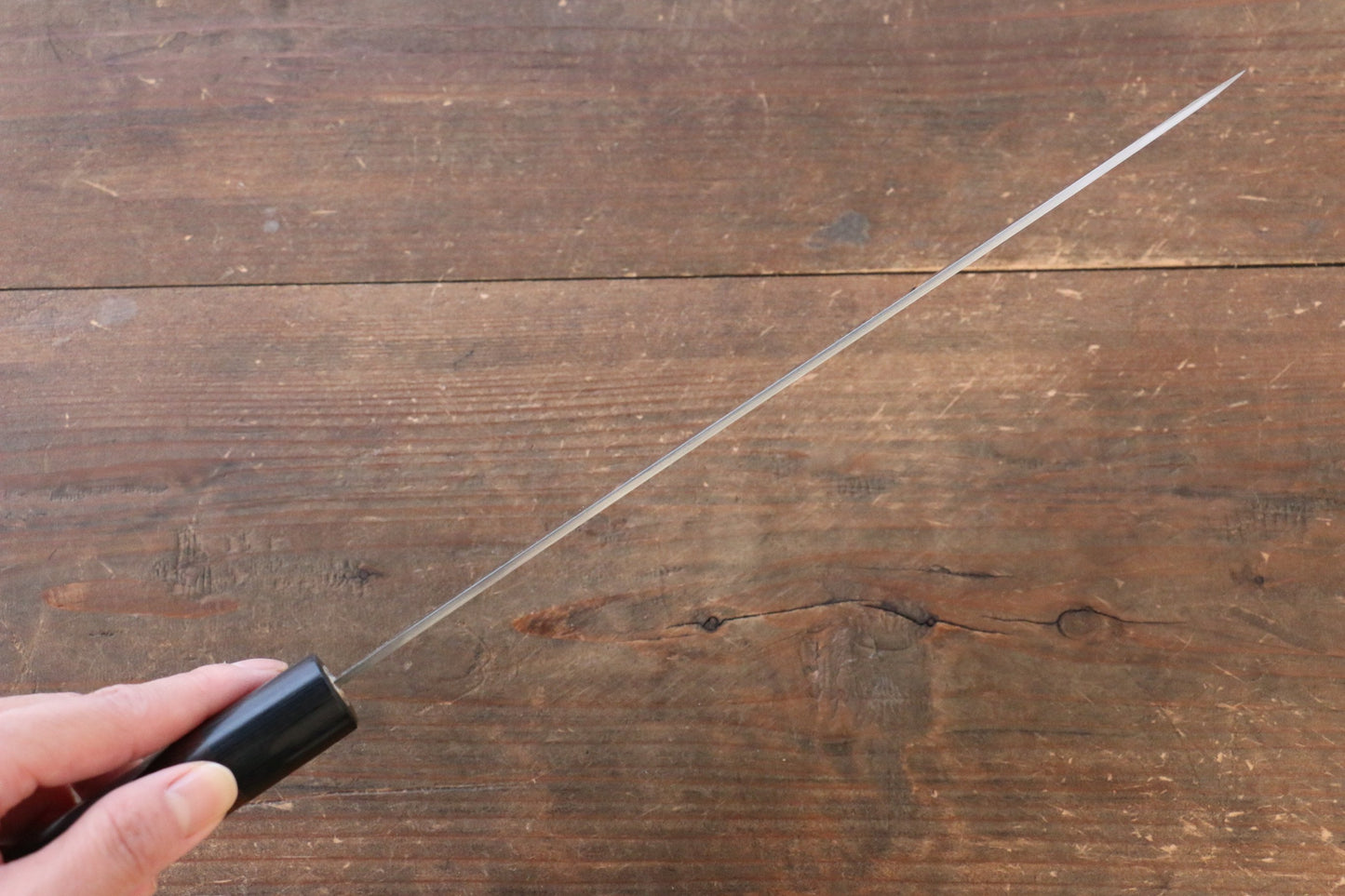 尾形 峻吾 SG2 黒打 黒仕上げ 牛刀包丁  240mm 紫檀柄 - 清助刃物