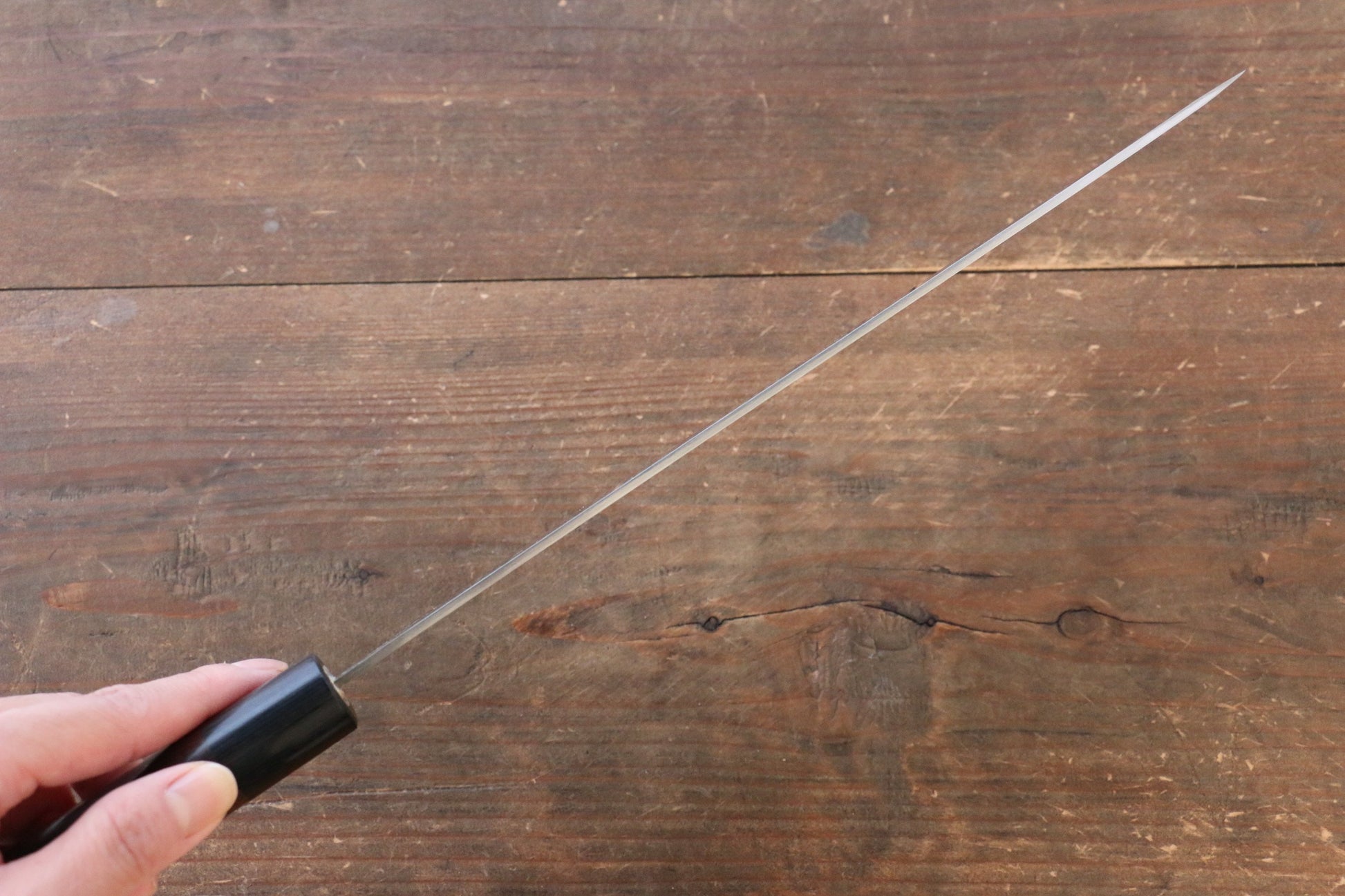 尾形 峻吾 SG2 黒打 黒仕上げ 牛刀包丁  240mm 紫檀柄 - 清助刃物