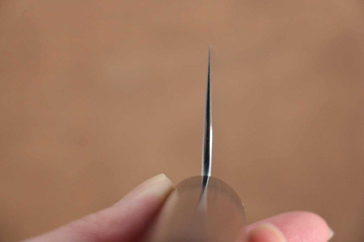 清助 V金10号 鎚目(丸) 三徳包丁 165mm モラド柄 - 清助刃物