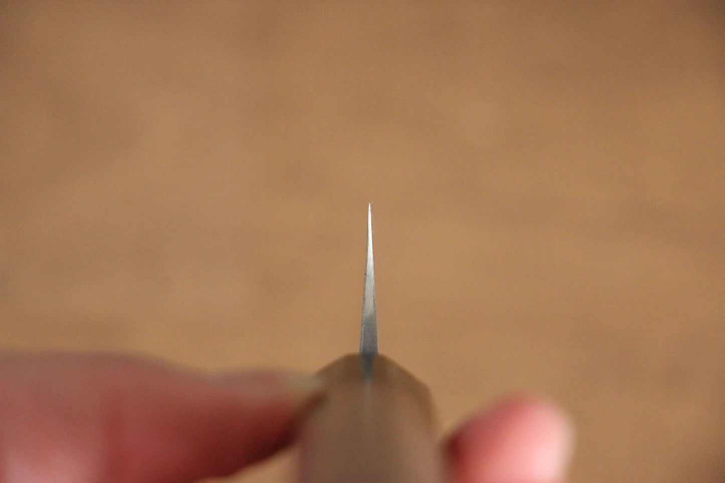 山本 直 V金10号 ダマスカス ペティーナイフ  120mm ウォルナット柄 - 清助刃物