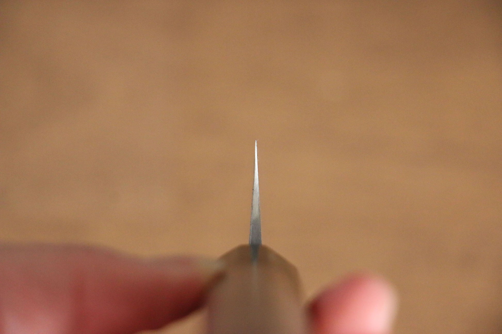 山本 直 V金10号 ダマスカス ペティーナイフ  120mm ウォルナット柄 - 清助刃物