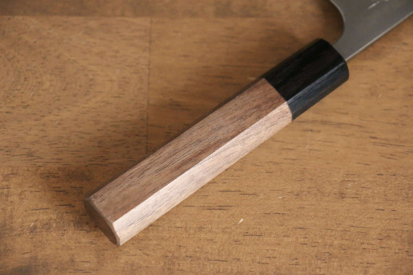 山本 直 V金10号 ダマスカス ペティーナイフ 135mm ウォルナット柄 - 清助刃物