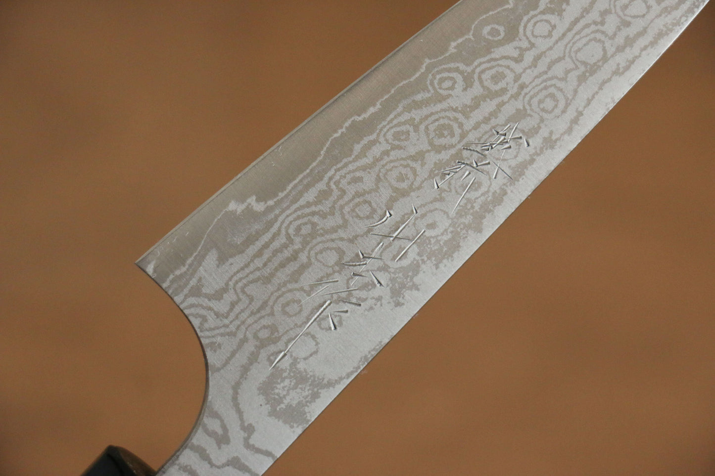 山本 直 V金10号 ダマスカス ペティーナイフ 100mm ウォルナット柄 - 清助刃物