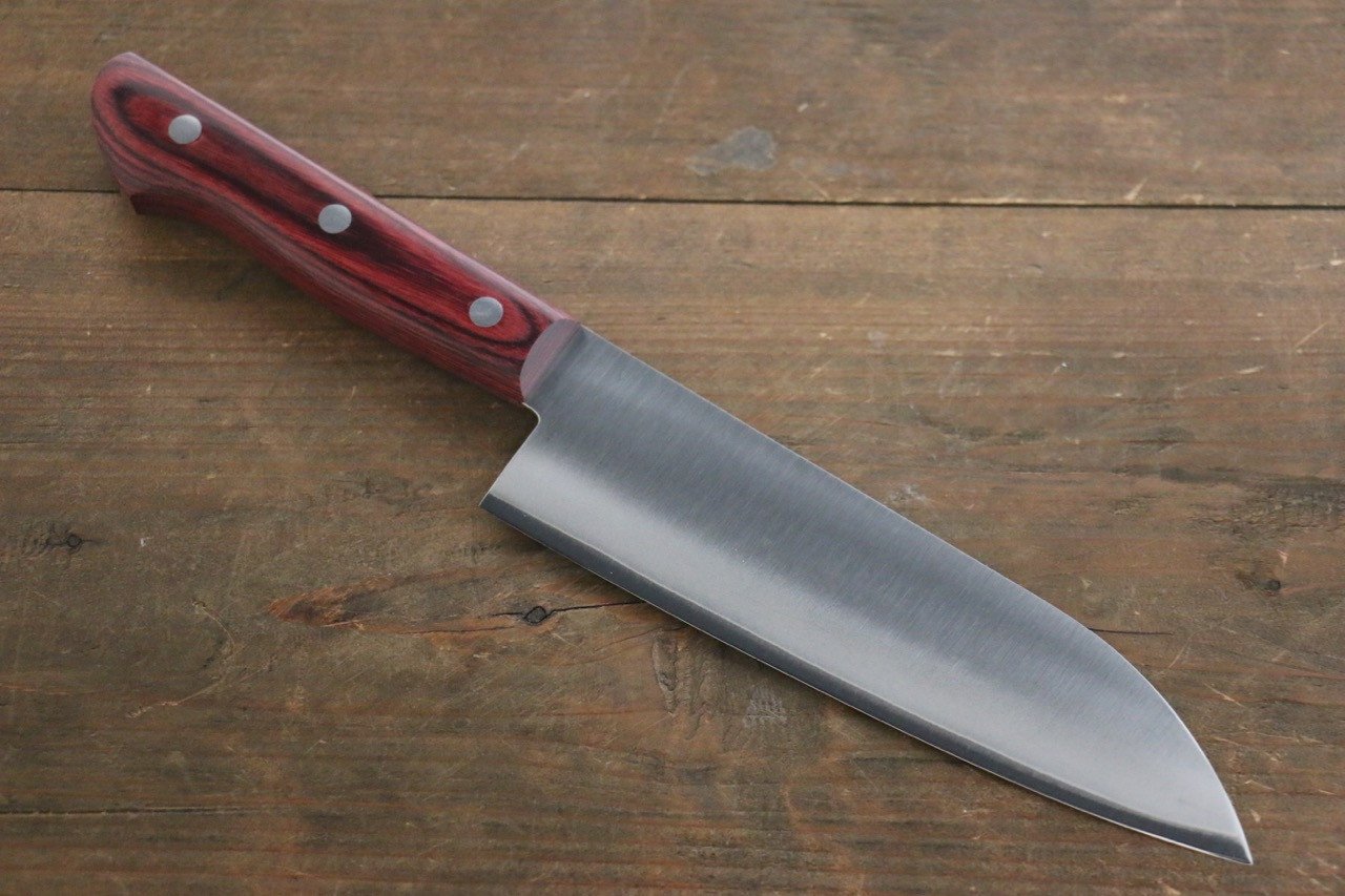 兼常 V金2号 三徳包丁 165mm 合板柄 - 清助刃物