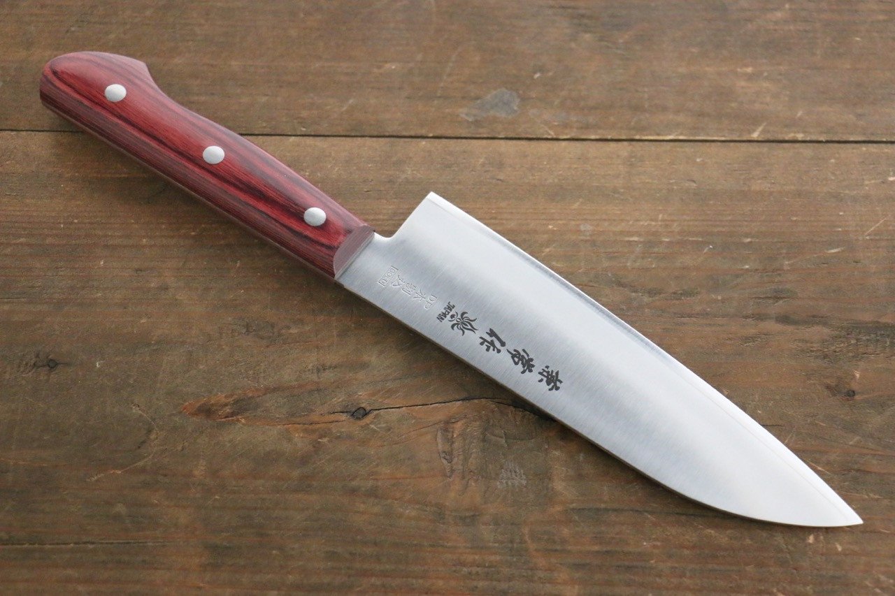 兼常 V金2号 三徳包丁 165mm 合板柄 - 清助刃物