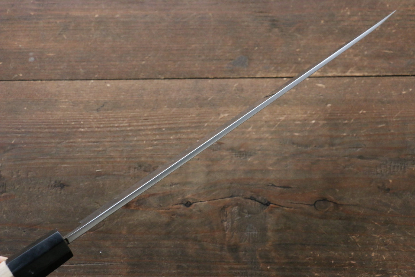 佑成 VG10 2層 鏡面仕上げ 柳刃包丁 朴柄 - 清助刃物