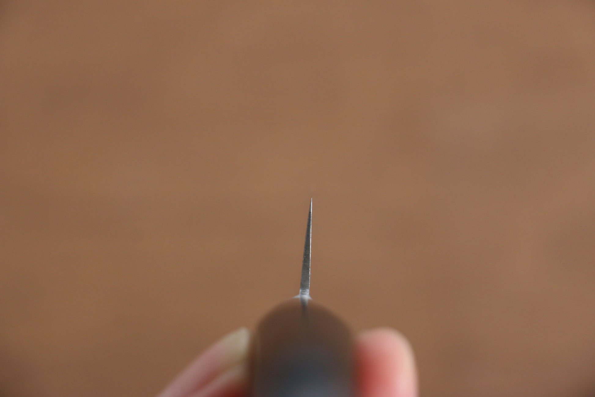 清助 AUS10 45層 鏡面仕上げ ダマスカス ペティーナイフ  135mm 黒合板柄 - 清助刃物