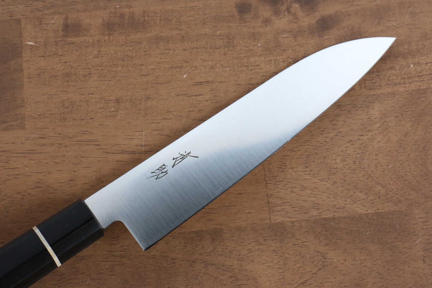 清助 モリブデン鋼(MOL) 三徳包丁 180mm 黒合板柄 - 清助刃物