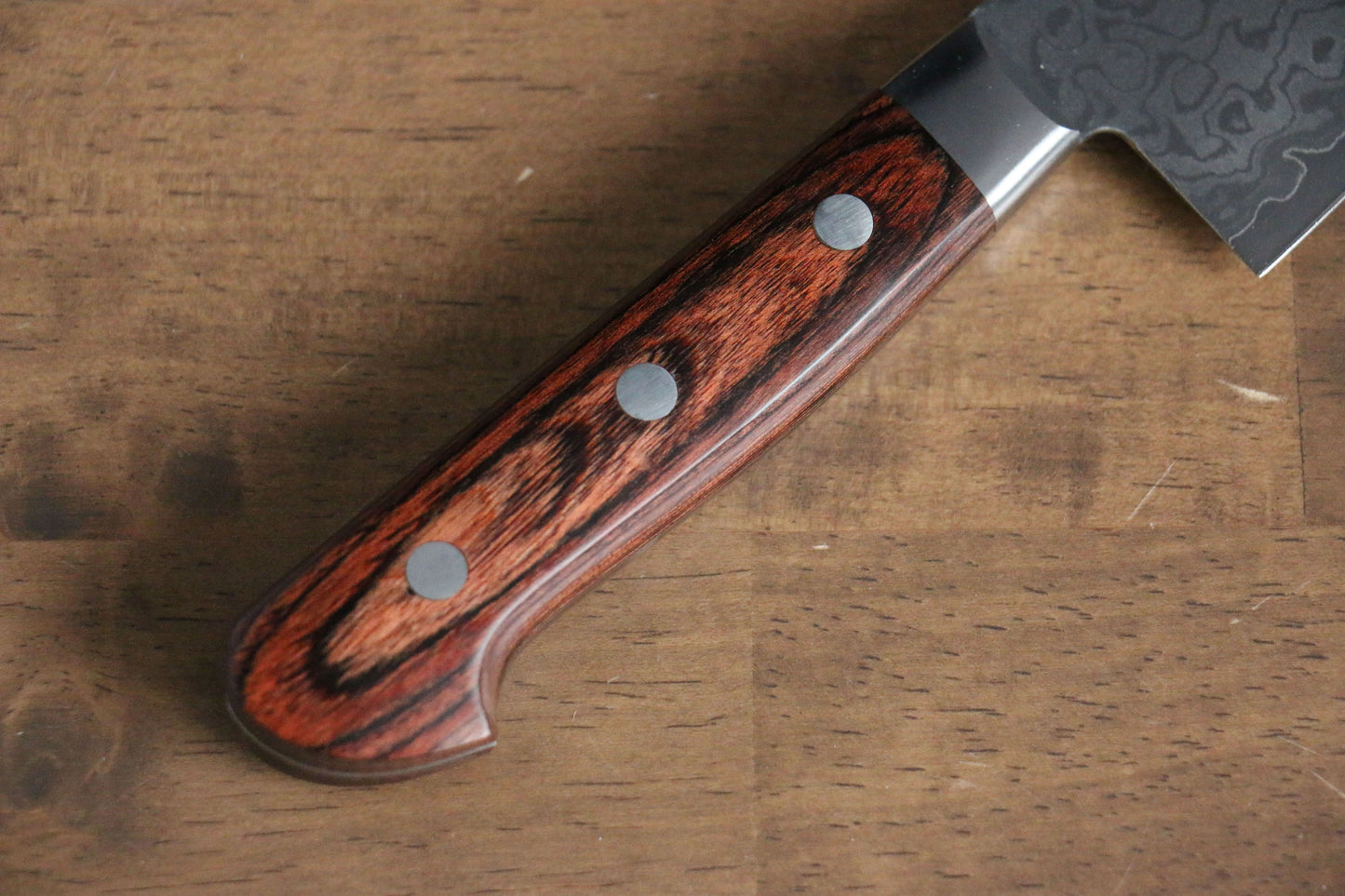 堺 孝行 V金10号 17層ダマスカス 鏡面仕上げ 牛刀包丁 210mm - 清助刃物