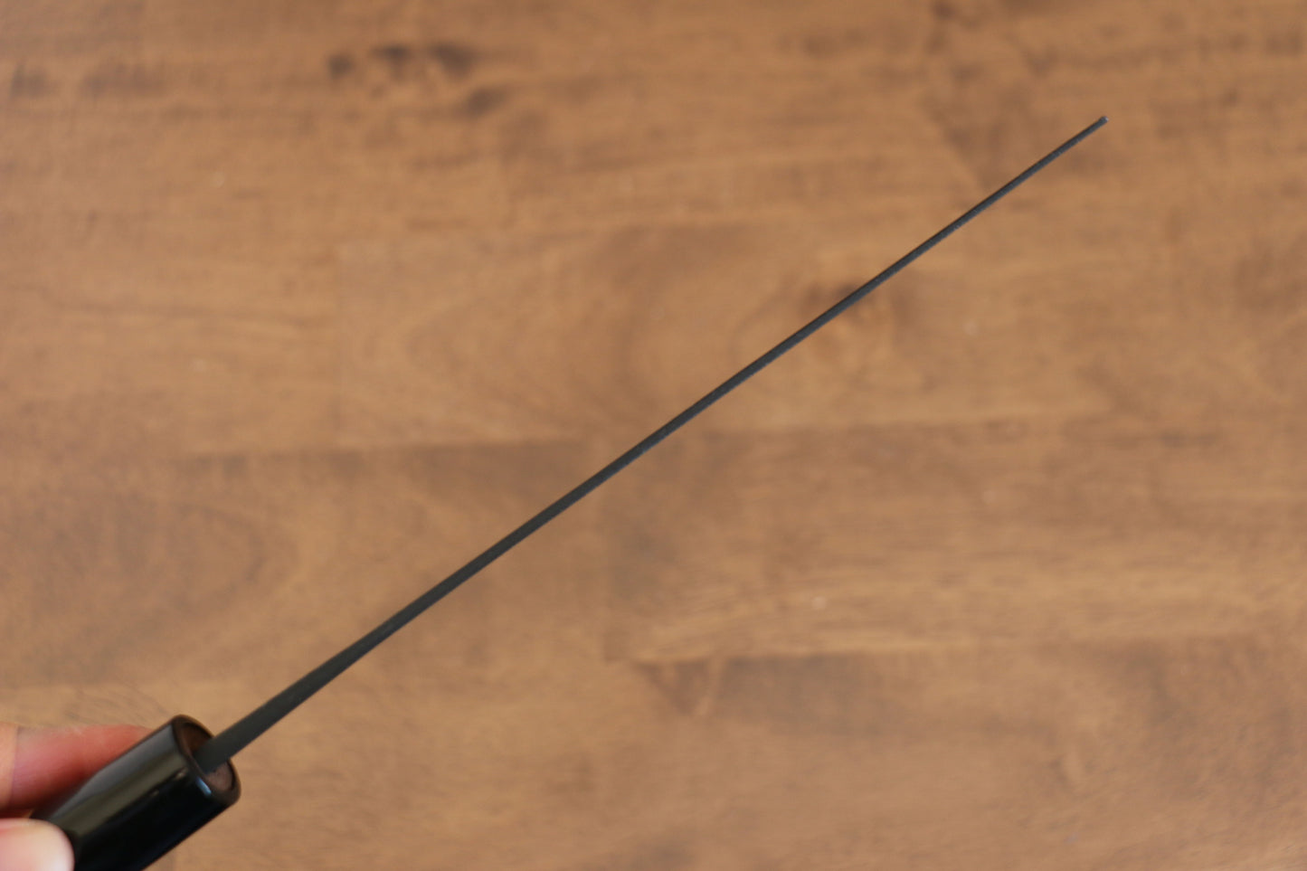 山本 直 白鋼 黒打 菜切り包丁 180mm ウォルナット柄 - 清助刃物