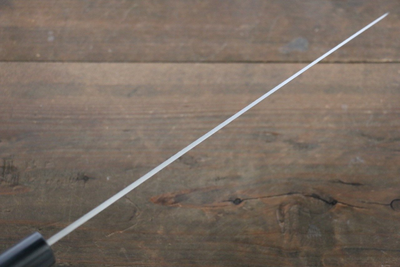 尾形 峻吾 白ニ鋼 ダマスカス 磨き仕上げ 牛刀包丁  240mm 紫檀柄 - 清助刃物