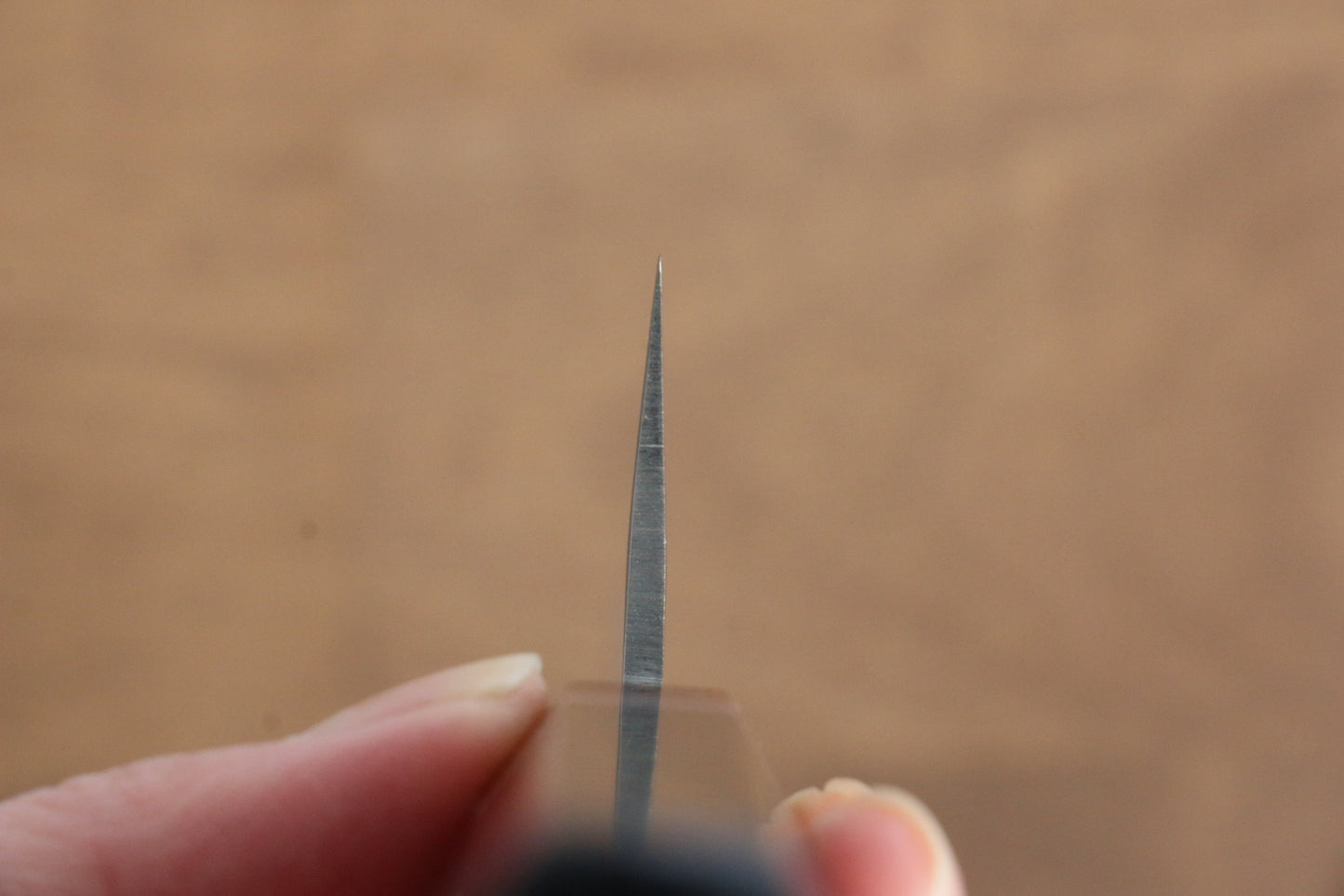 清助 V金10号 ダマスカス 菜切包丁 180mm 黒合板柄 - 清助刃物