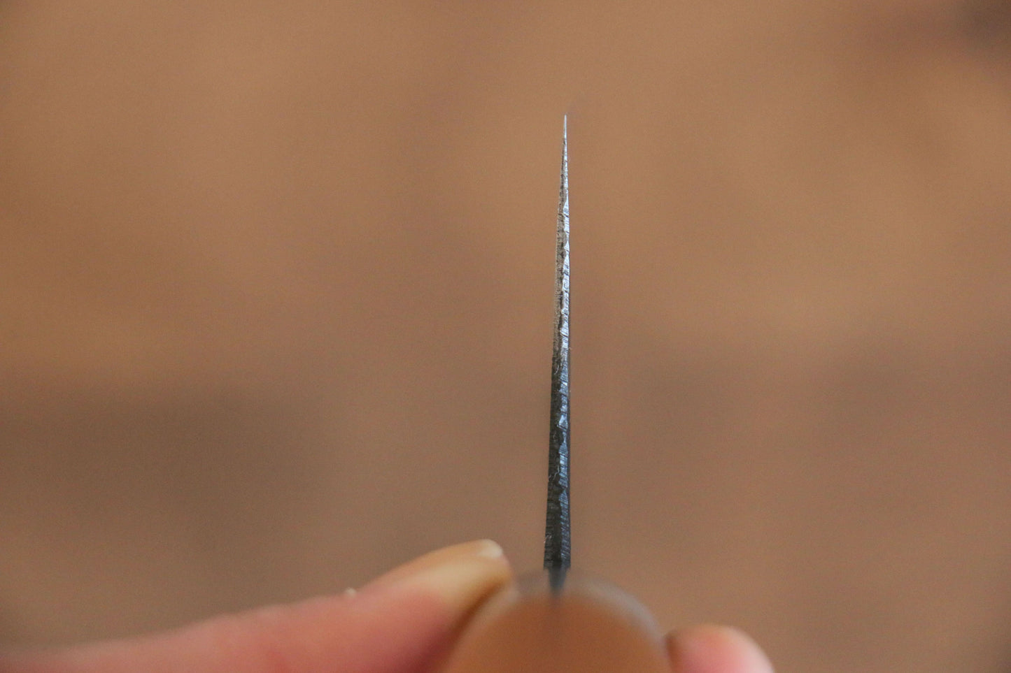 山本 直 白鋼 黒打 菜切包丁 165mm 桜柄 - 清助刃物