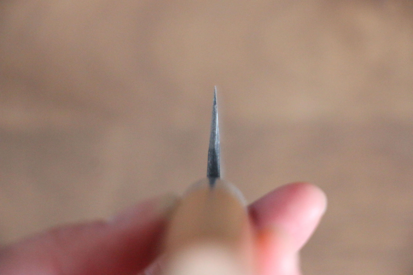 山本 直 白ニ鋼 黒打 ペティーナイフ 140mm 桜柄 - 清助刃物