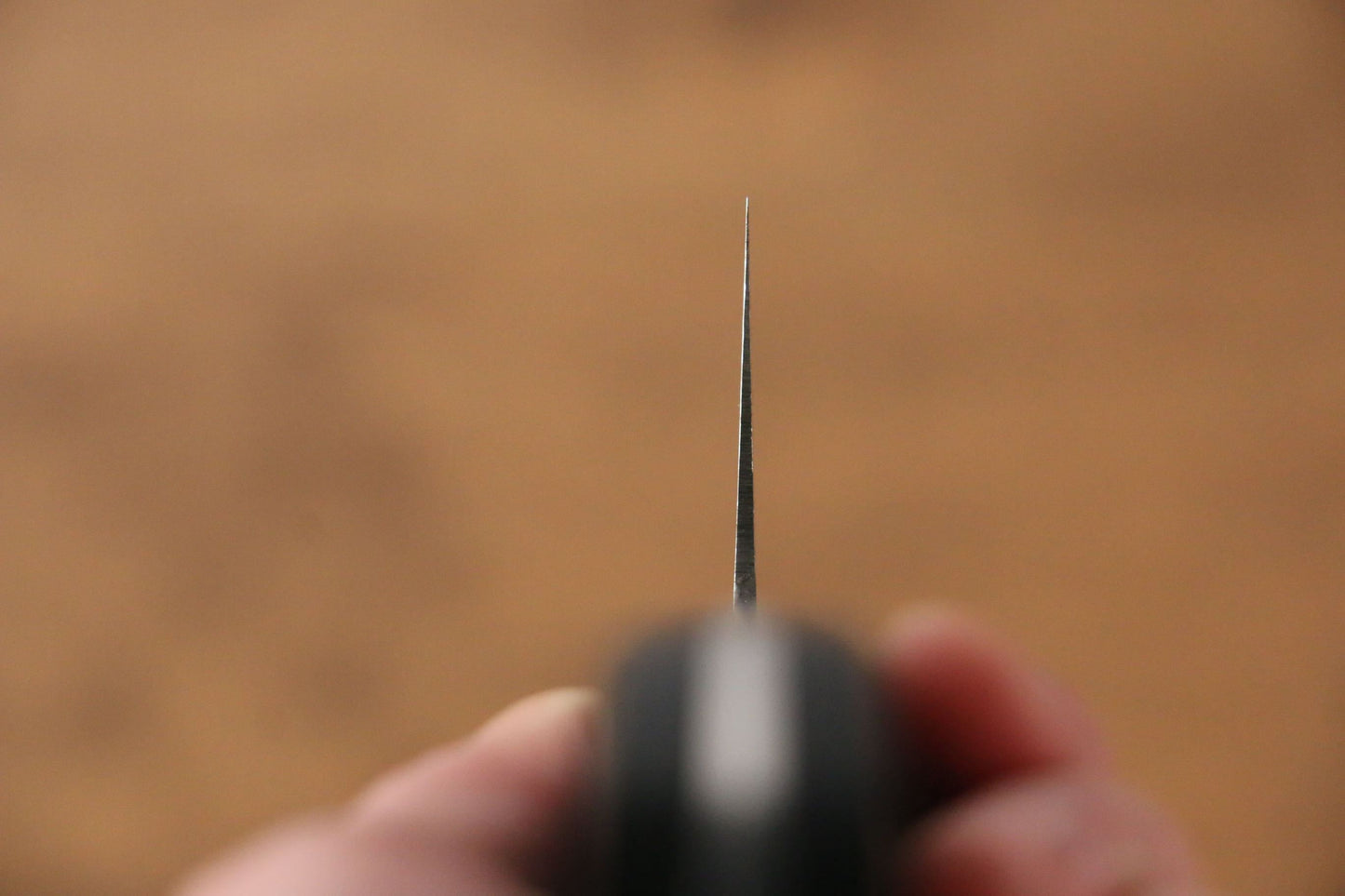 伊勢屋 モリブデン鋼(MOL) 三徳包丁 180mm 黒合板柄 - 清助刃物