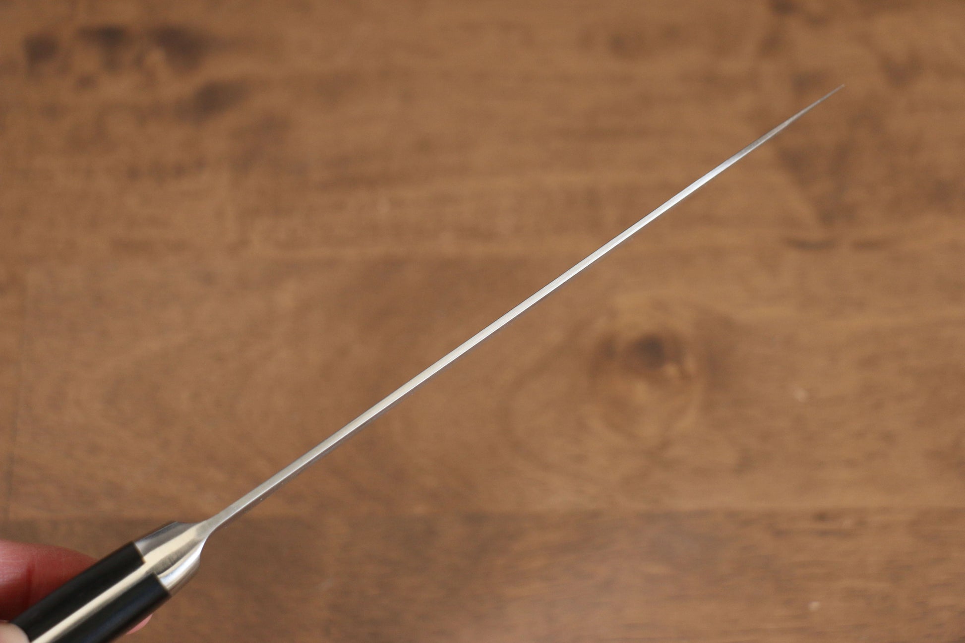 清助 V金10号 ダマスカス ペティーナイフ  150mm 黒合板柄 - 清助刃物