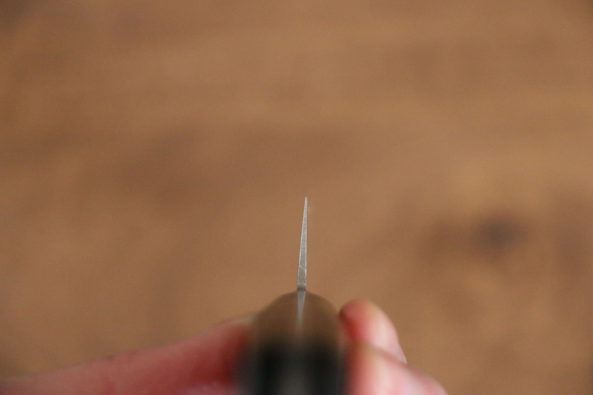 清助 V金10号 ダマスカス ペティーナイフ  150mm 黒合板柄 - 清助刃物