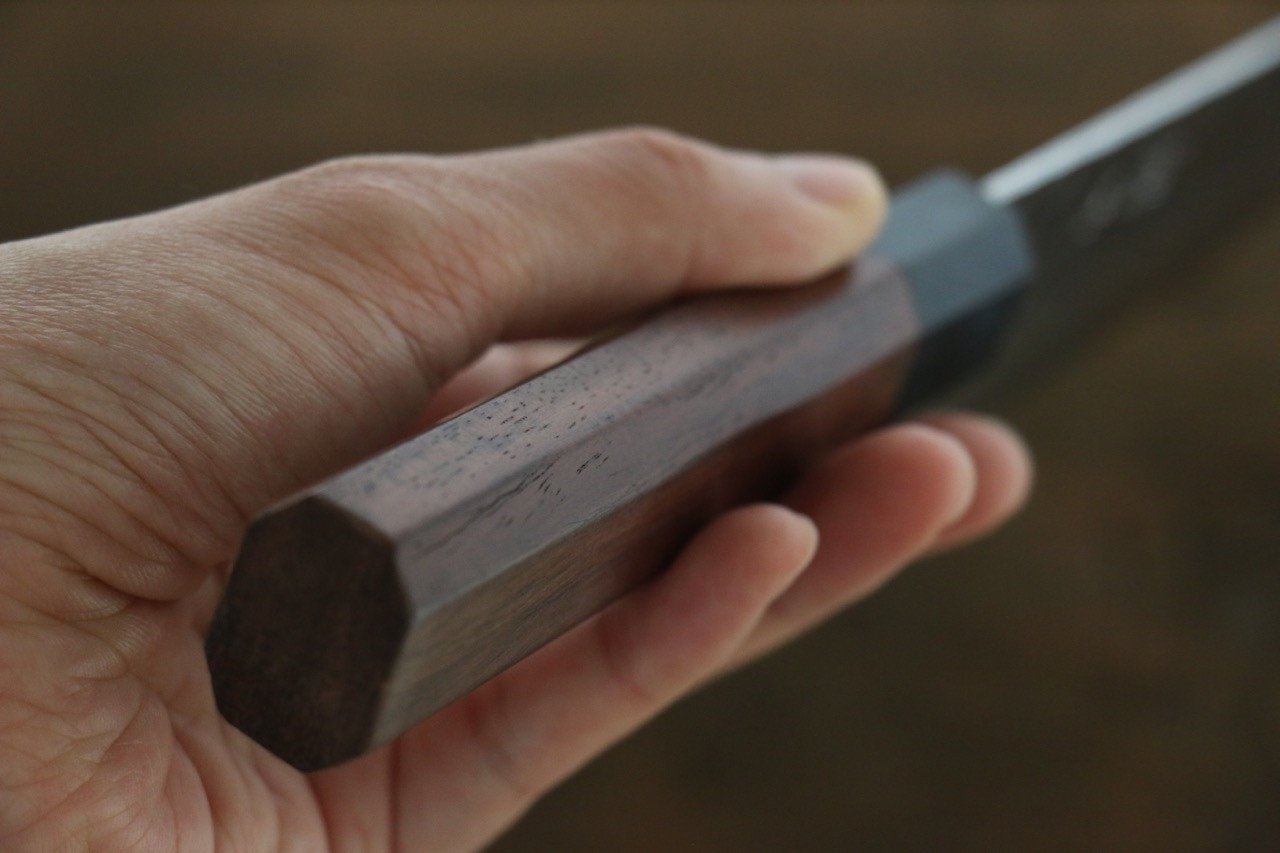 清助 AUS10 三徳包丁 180mm 紫檀柄 - 清助刃物