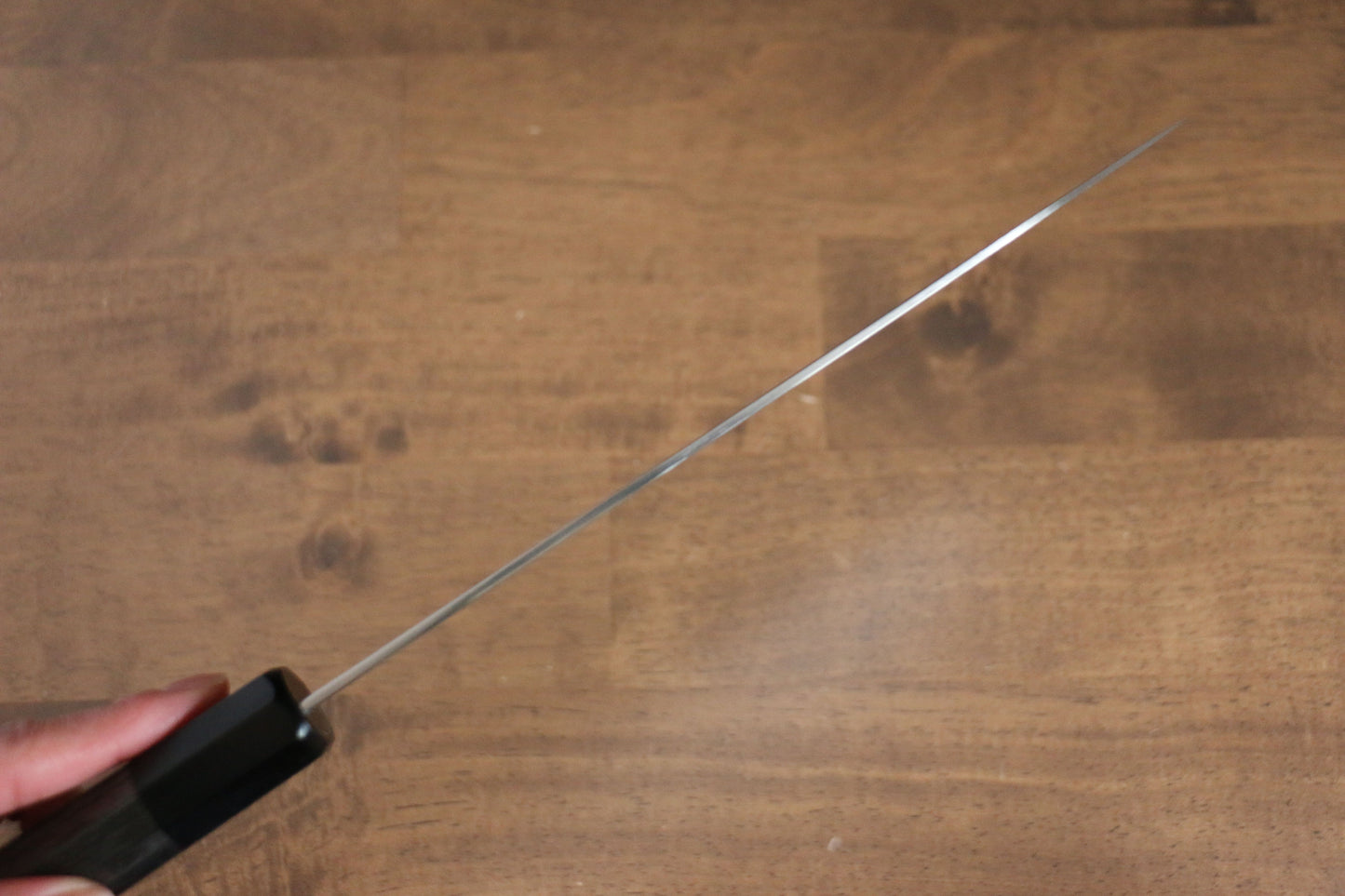 佳人 コバルトスペシャル鋼 ダマスカス 牛刀包丁  210mm グレー合板柄 - 清助刃物