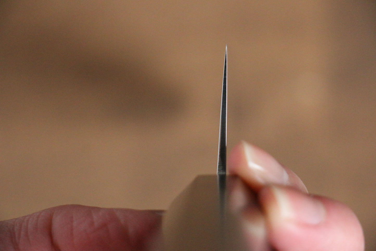 佳人 コバルトスペシャル鋼 ダマスカス 牛刀包丁  210mm グレー合板柄 - 清助刃物